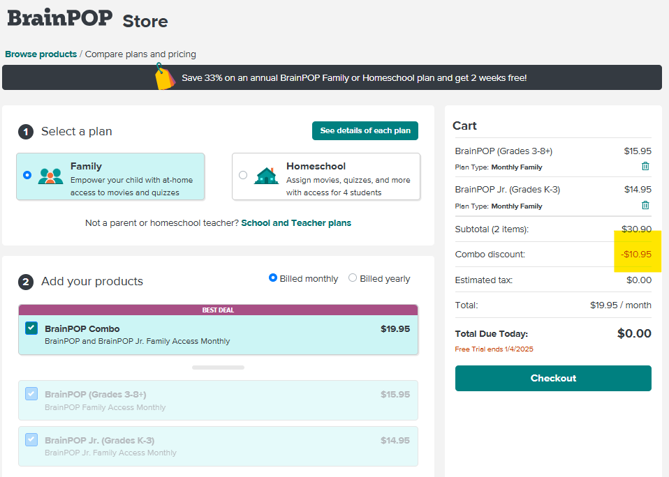 BrainPOP coupon codes by discountstudy